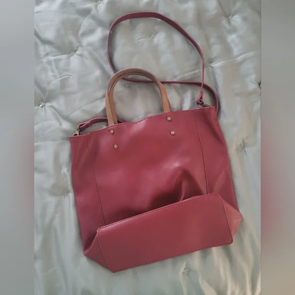 Burgundy Hobo Bag - Picture 3 of 6